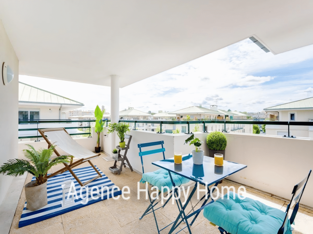 Terrasse aménagée pour la vente immobilière à Eragny – Happy Home